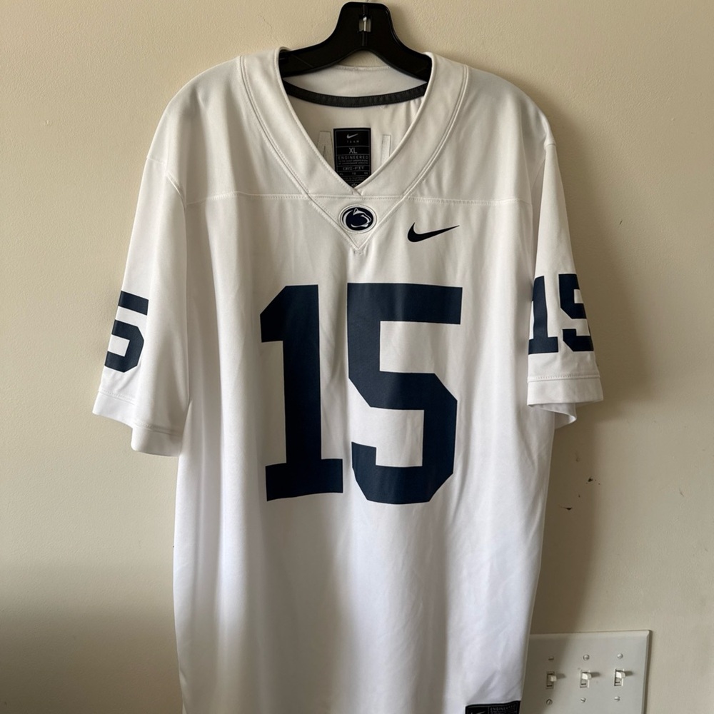 Men’s Nike Drew Allar #15 Penn State Nittany Lions NCAA Football Jersey Sz XL